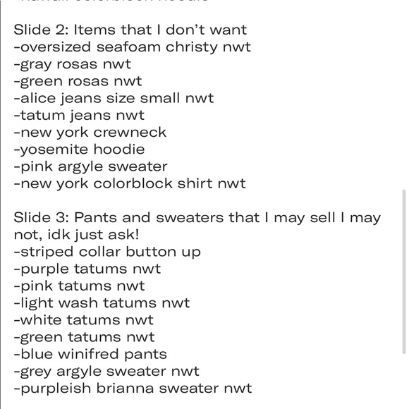 Brandy Melville Collection! - Picture 5 of 5